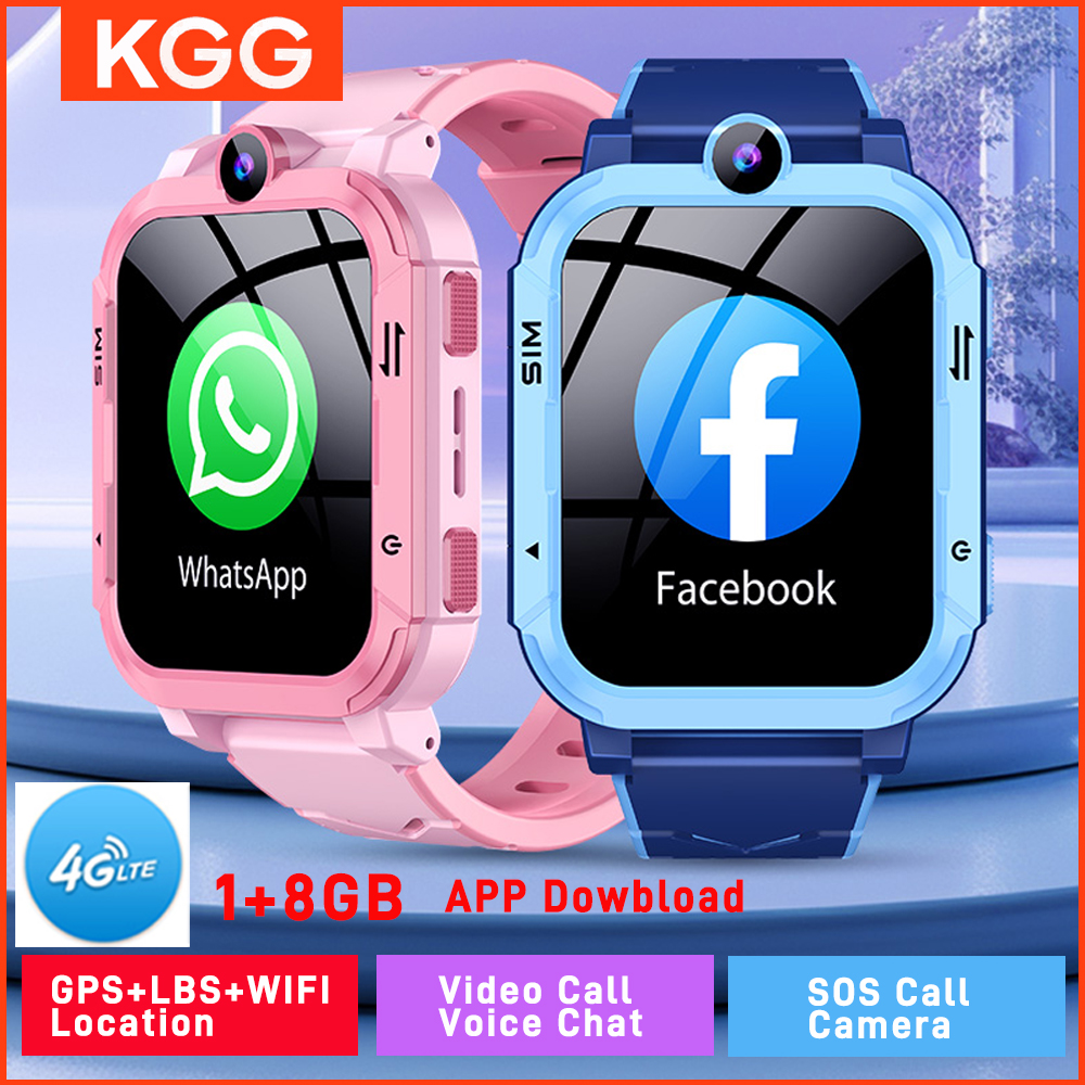 Smartwatch Digital Watches For Kids - 4G Kids Smart Watch 1+8GB GPS