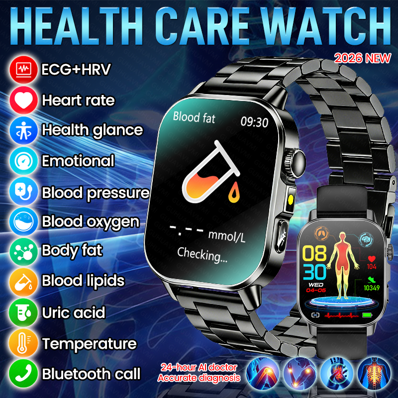 Smartwatch Professional Watches For Men - New Health Care AI Doctor Accurate