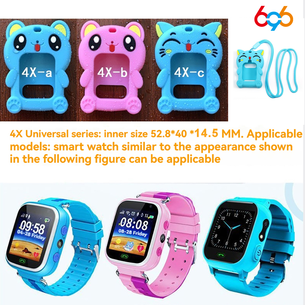 Smartwatch Digital Watches For Kids - Bracelet Hanging Neck Protective Sleeve Universal