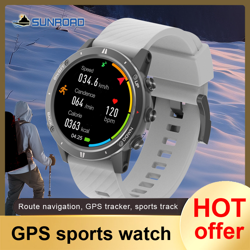 Smartwatch New Watches For Men - 2024 New Sunroad GPS Sports Watch