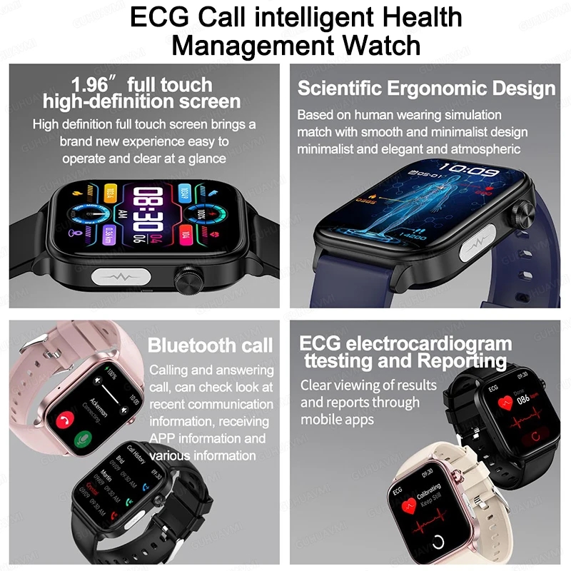 2025 New For XIAOM1 ECG+PPG Bl - Smartwatch Professional Watches For Men avaliação e preço