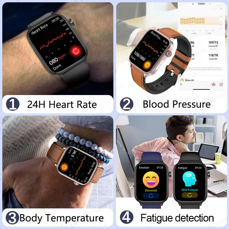 2025 New For XIAOM1 ECG+PPG Bl - Smartwatch Professional Watches For Men avaliação e preço