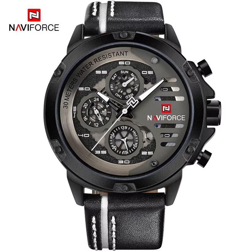NAVIFORCE New Men's Sports Mil - Smartwatch New Watches For Men avaliação e preço