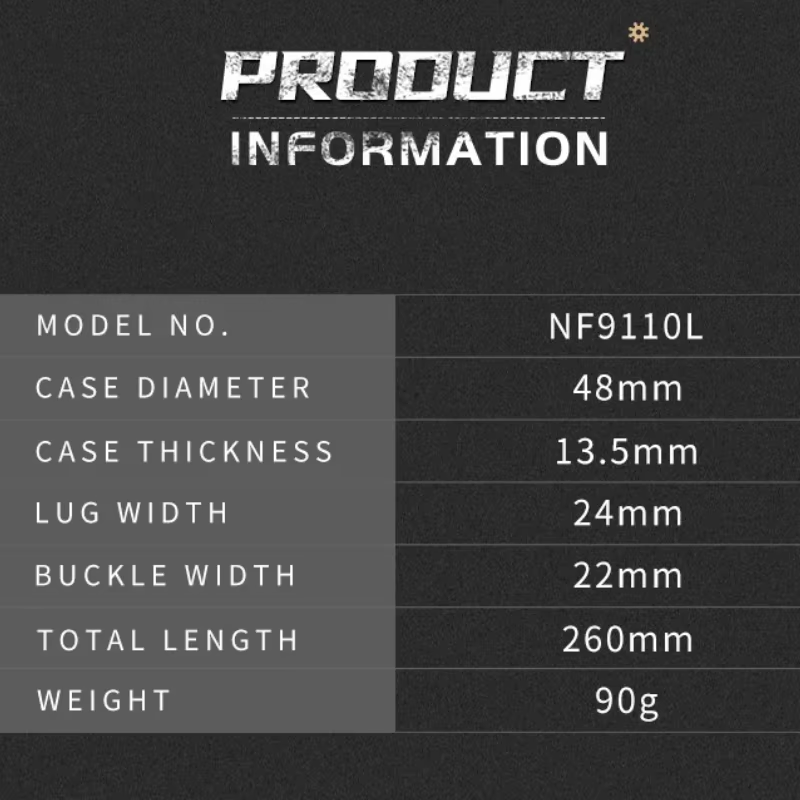 NAVIFORCE New Men's Sports Mil - Smartwatch New Watches For Men avaliação e preço