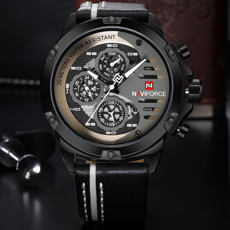 NAVIFORCE New Men's Sports Mil - Smartwatch New Watches For Men avaliação e preço