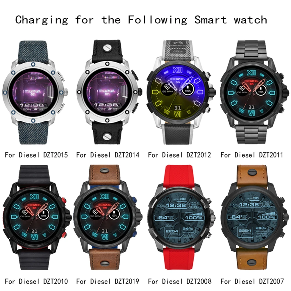 USB Magnetic Fast Charge Charg - Fossil Watches Smartwatch Charger avaliação e preço