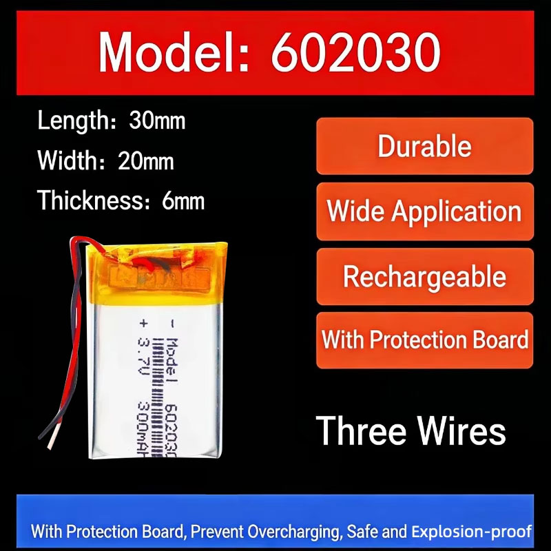 3.7V 300mAh 602030 Lithium Bat - Smartwatch I Watches avaliação e preço