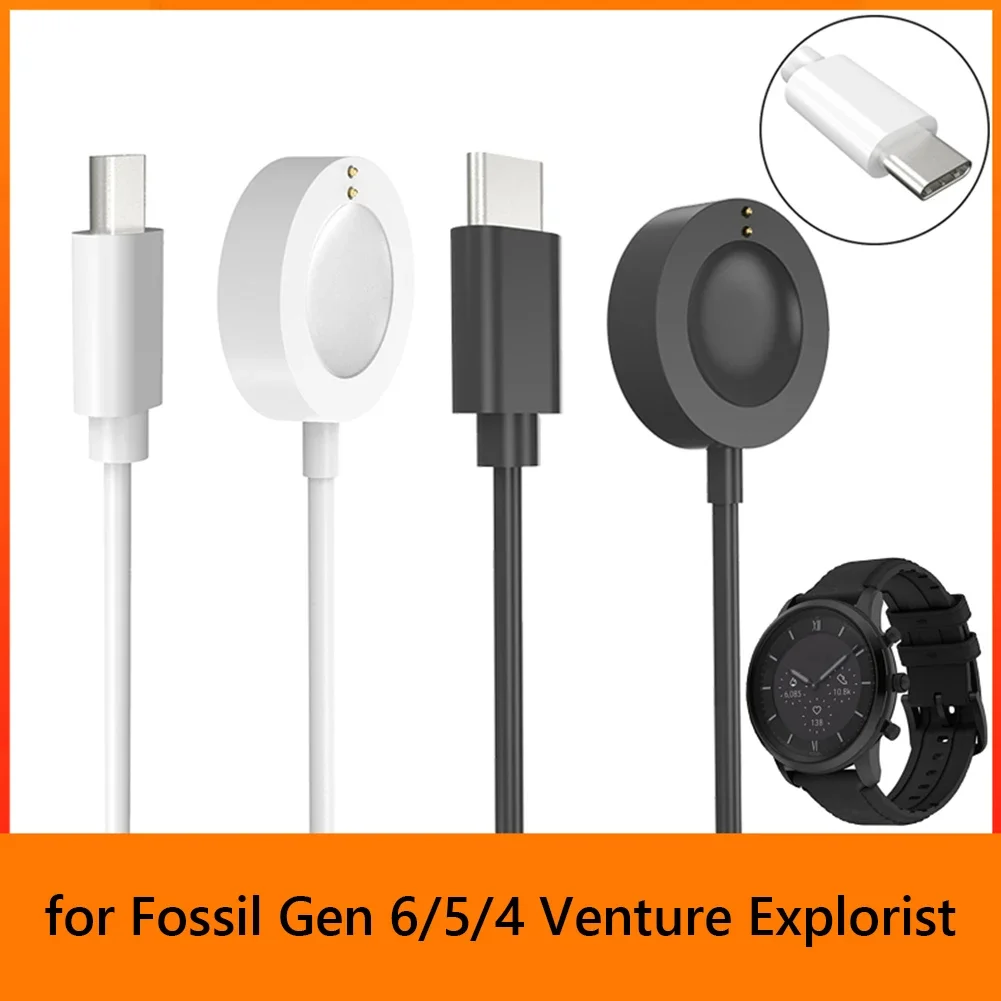1M USB Type-C Magnetic Fast Ch - Fossil Watches Smartwatch Charger avaliação e preço