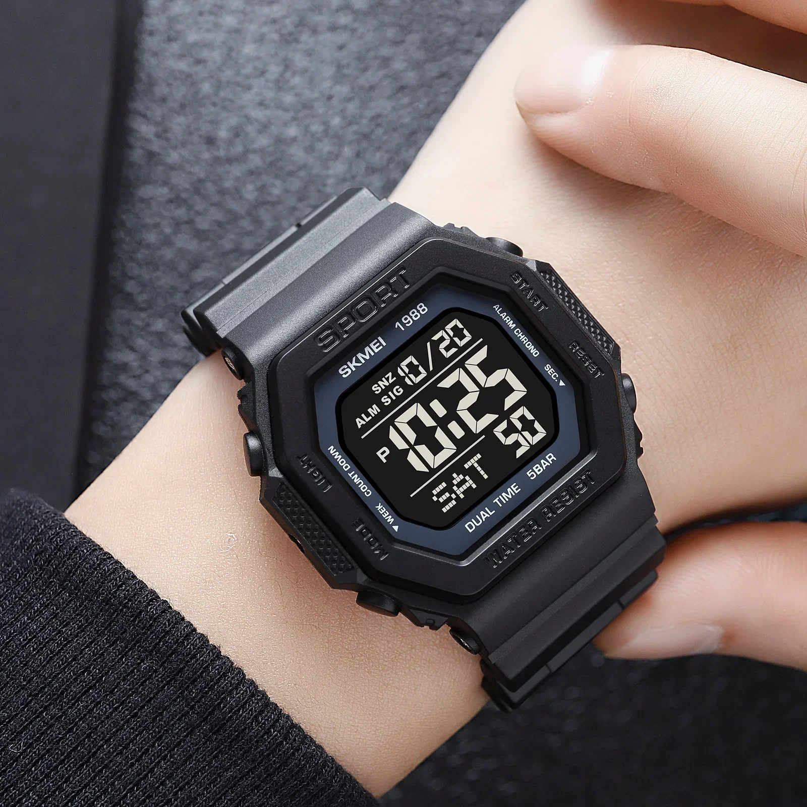 Skmei 1988 Men's Military Coun - Tide Watch Surf avaliação e preço