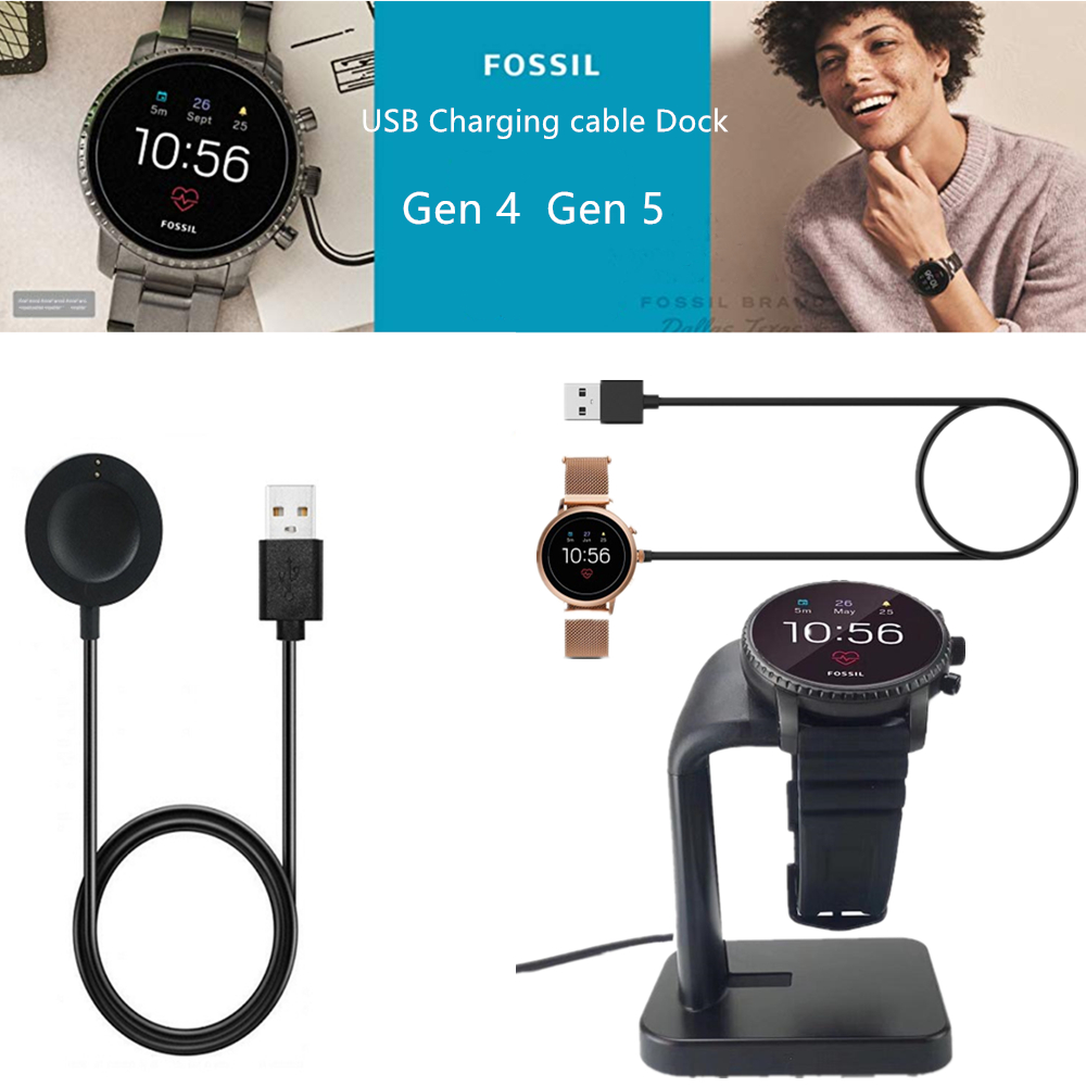 Charger For Fossil Gen 4 5 Sma - Fossil Watches Smartwatch Charger avaliação e preço