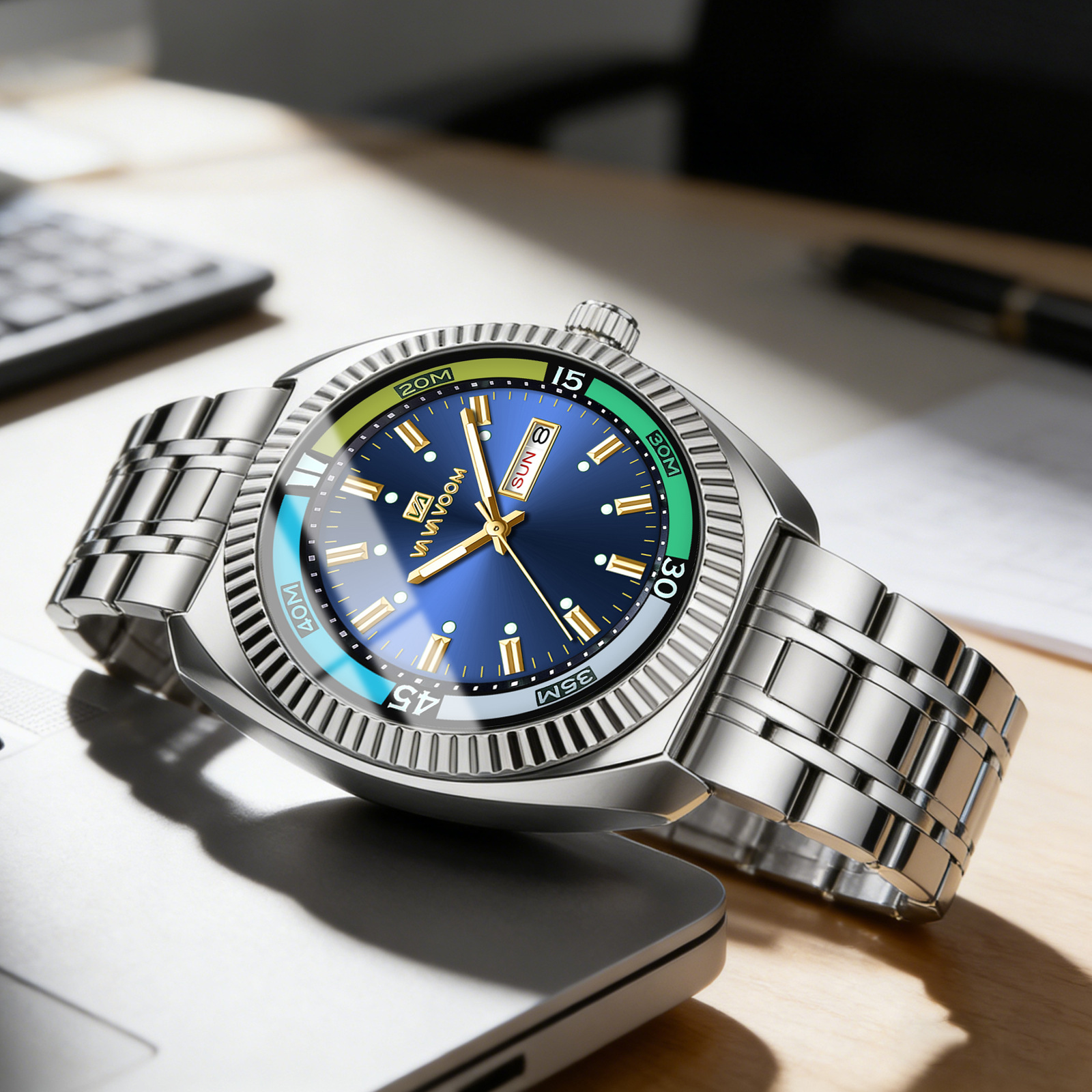New Gear Ring Steel Strip Watc - Smartwatch New Watches For Men avaliação e preço