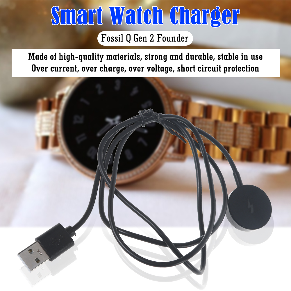 USB Smart Watch Magnetic Charg - Fossil Watches Smartwatch Charger avaliação e preço