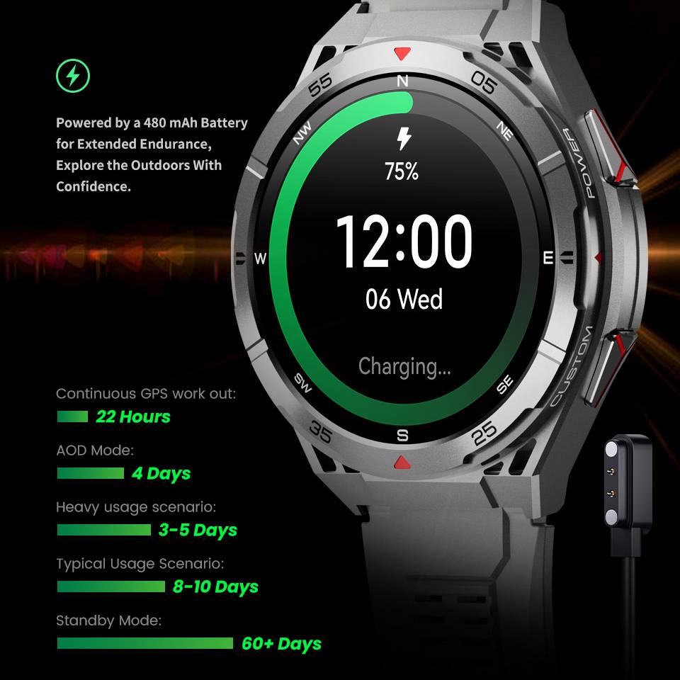 Leadoys X2B Men's Rugged Smart - Smartwatch Watches Best Gift For Men avaliação e preço