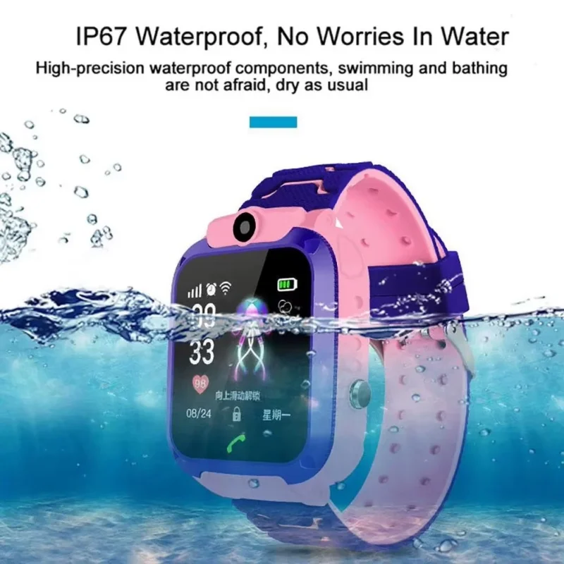 Lenovo Kids SOS GPS Location C - Smartwatch Digital Watches For Kids avaliação e preço