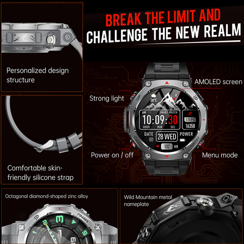 2026 New T-Rex 3 Ultra Outdoor - Smartwatch Professional Watches For Men avaliação e preço