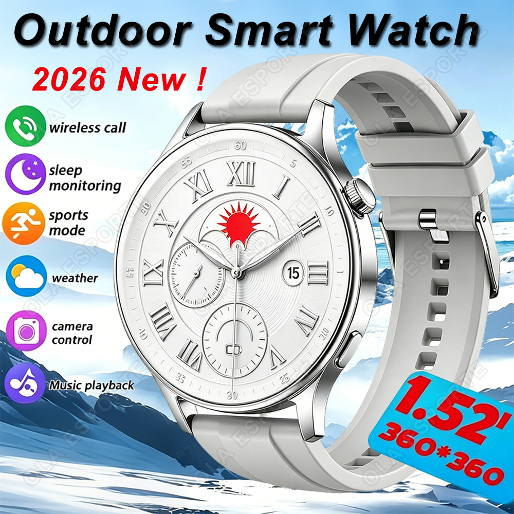 2026 New Outdoor Smart Watch 1 - Smartwatch Watches Birthday Gift For Men avaliação e preço