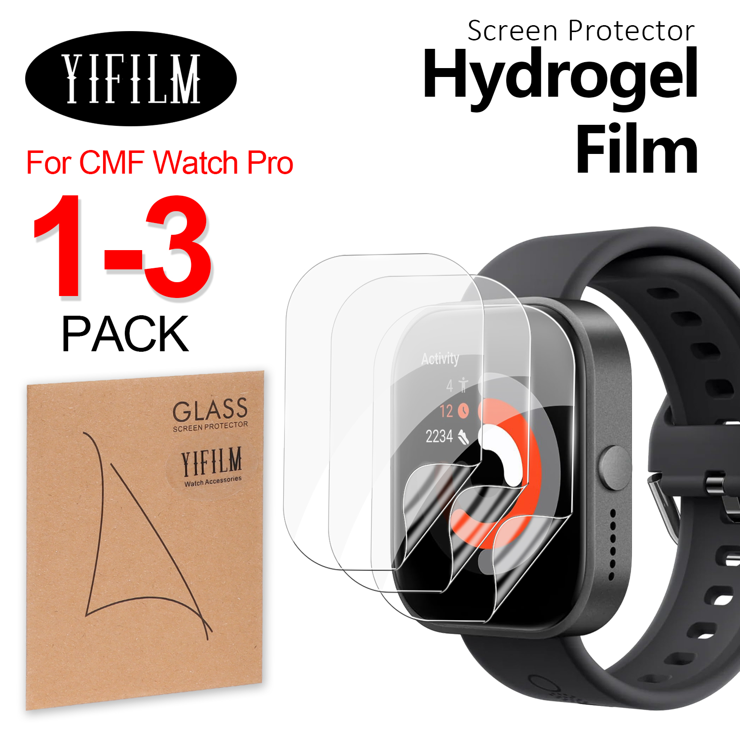 HD Clear TPU Hydraulic Screen  - Watches Not Smartwatch avaliação e preço