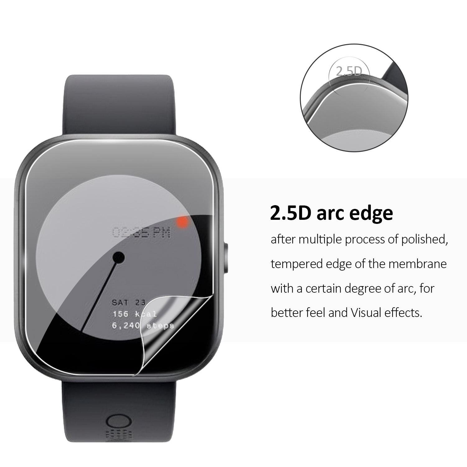 HD Clear TPU Hydraulic Screen  - Watches Not Smartwatch avaliação e preço