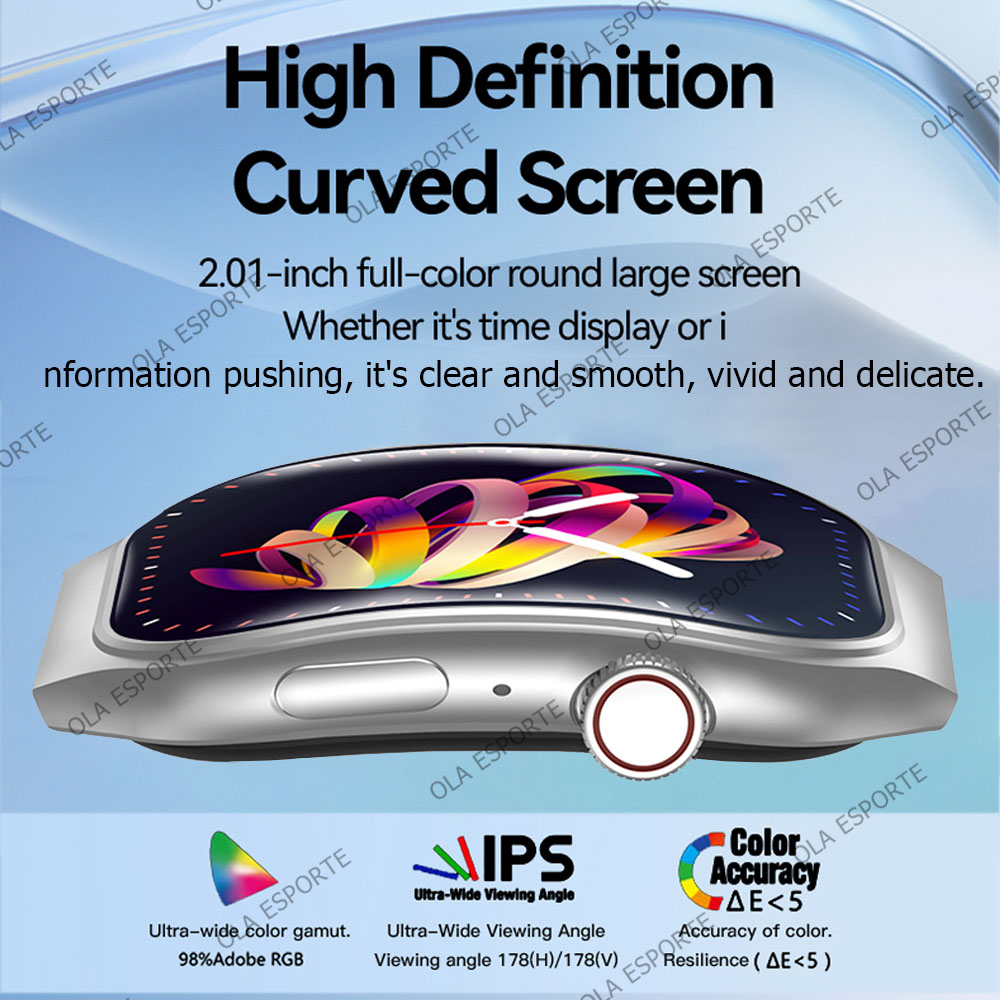 New Smart Watch 3D Curved Scre - Smartwatch Watches For Women With Gps avaliação e preço