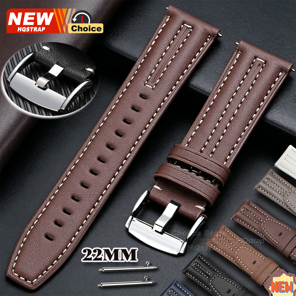 New Buckle Handmade Stitching  - Seiko Watches Smartwatch avaliação e preço