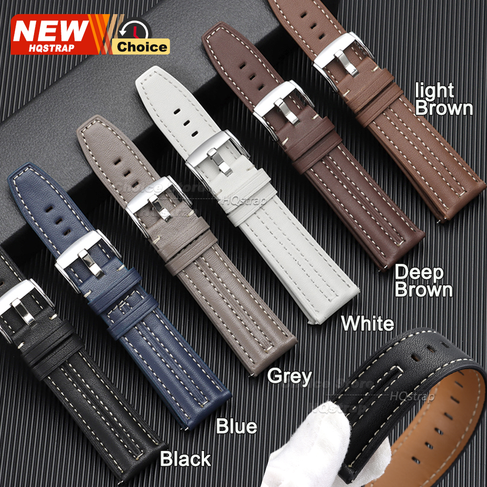 New Buckle Handmade Stitching  - Seiko Watches Smartwatch avaliação e preço