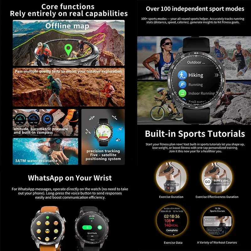 2026 New Men Smart Watch with  - Smartwatch Professional Watches For Men avaliação e preço