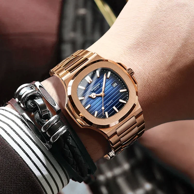 New Switzerland Man Casual Ros - Smartwatch New Watches For Men avaliação e preço