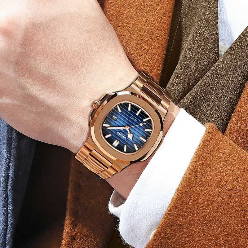New Switzerland Man Casual Ros - Smartwatch New Watches For Men avaliação e preço