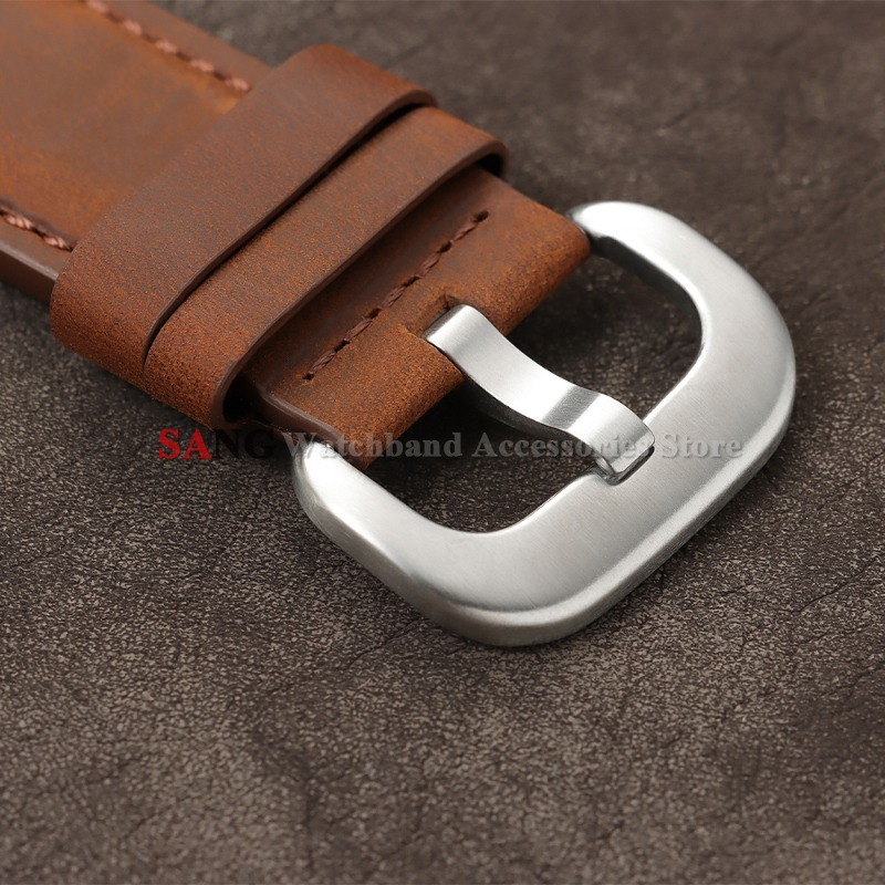 28mm Vintage Leather Watchband - Seiko Watches Smartwatch avaliação e preço
