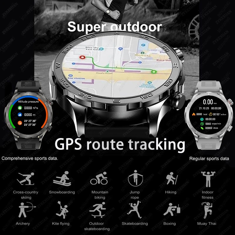 New GPS Track Smart Watch Men  - Smartwatch New Watches For Men avaliação e preço