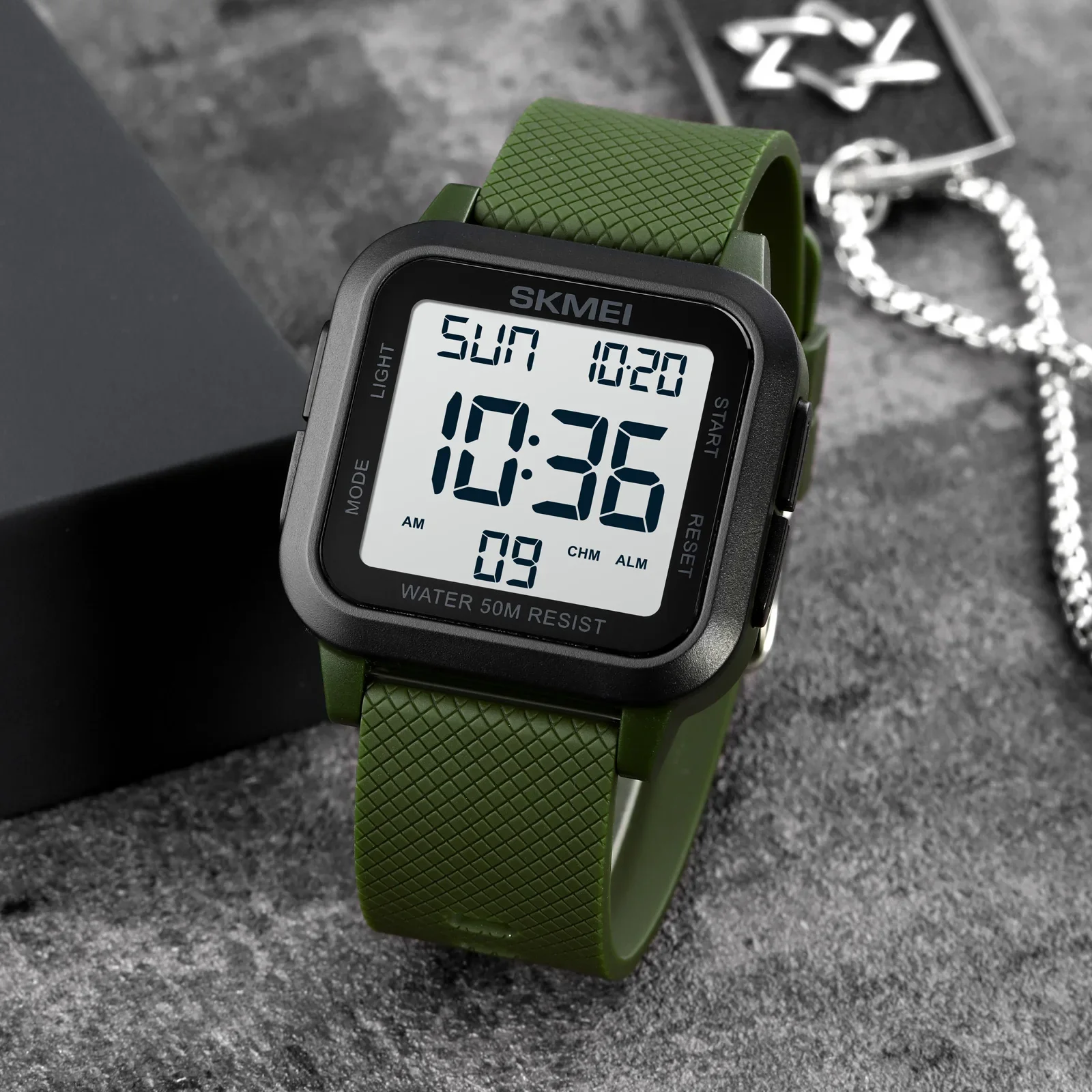 SKMEI1894 Men Alarm Chrono Clo - Tide Watch Surf avaliação e preço