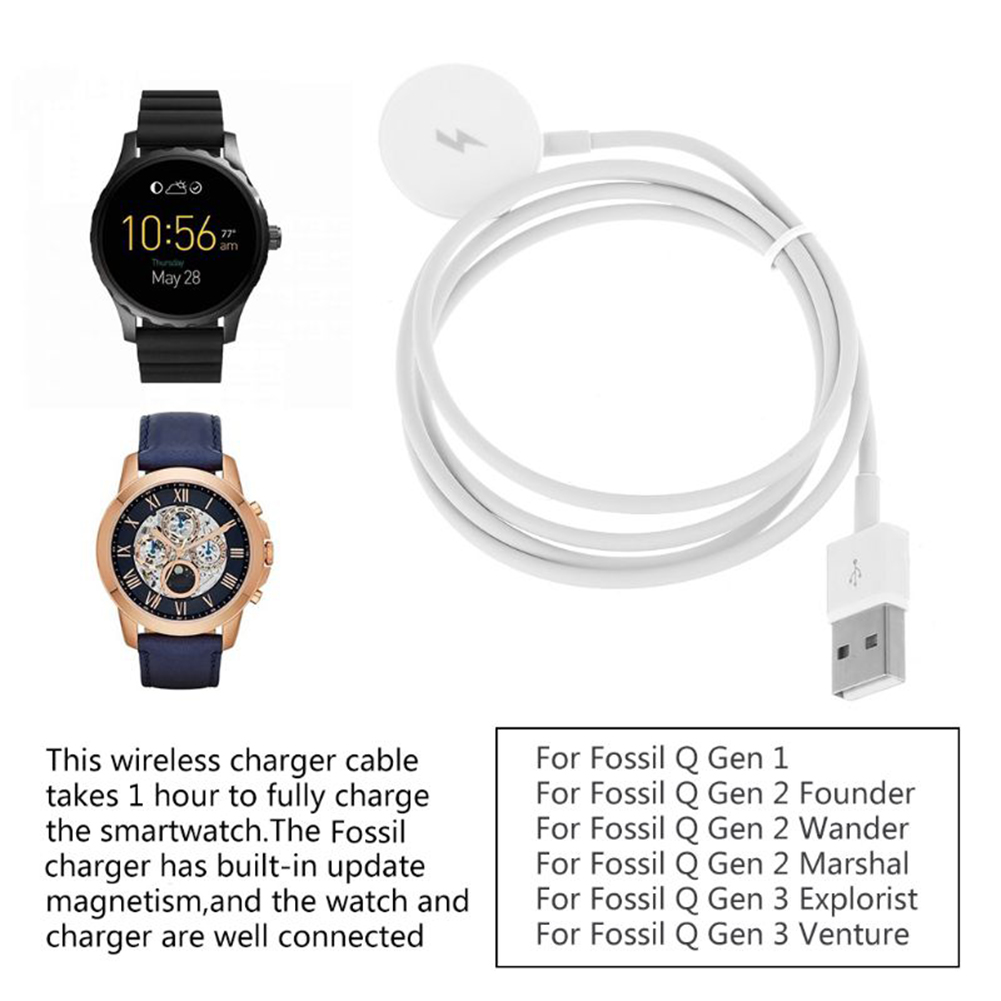 Wireless Smartwatch Charger Do - Fossil Watches Smartwatch Charger avaliação e preço