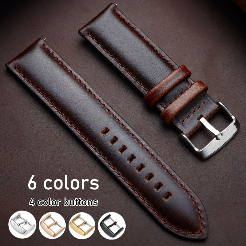 Genuine Leather Band 20mm 22mm - Seiko Watches Smartwatch avaliação e preço