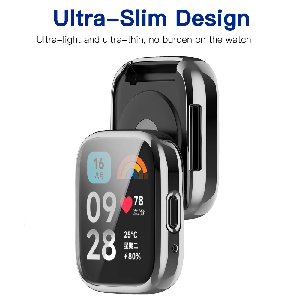 Full Cover For Xiaomi Redmi Wa - Smartwatch Redmi Watches avaliação e preço