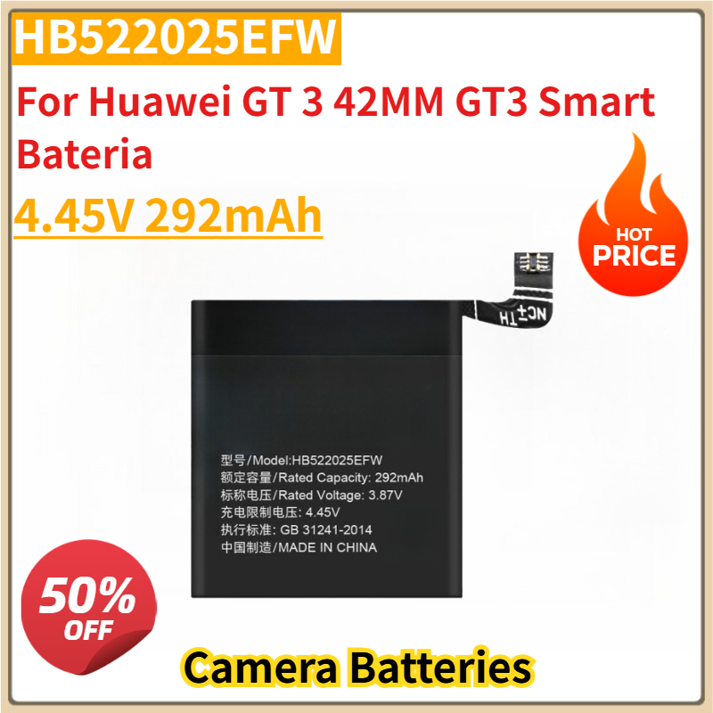New HB522025EFW 4.45V 292mAh R - Smartwatch I Watches avaliação e preço