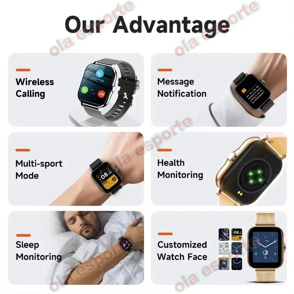 Smartwatch Men Women Wristwatc - Smartwatch Watches Birthday Gift For Men avaliação e preço