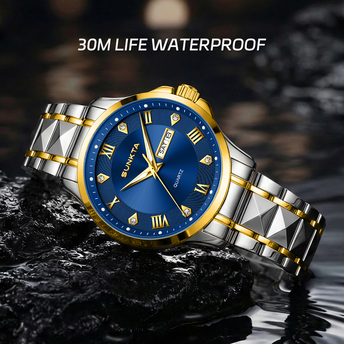 LIGE New Blue Watch Man Unique - Smartwatch New Watches For Men avaliação e preço