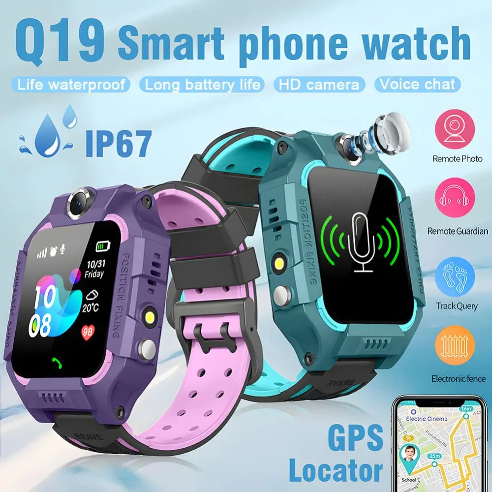 New Kids 2G Smart Watch SOS LB - Smartwatch Digital Watches For Kids avaliação e preço