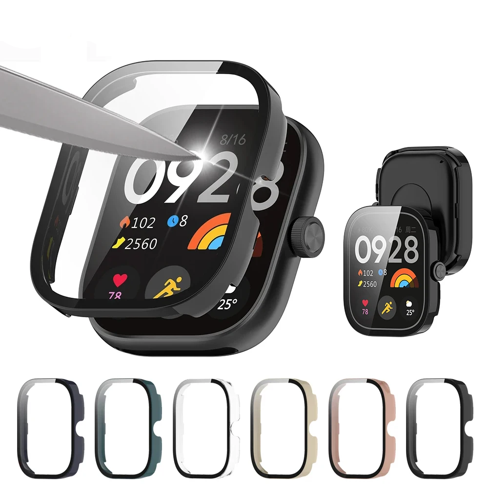 Tempered Glass+Case For Xiaomi - Smartwatch Redmi Watches avaliação e preço