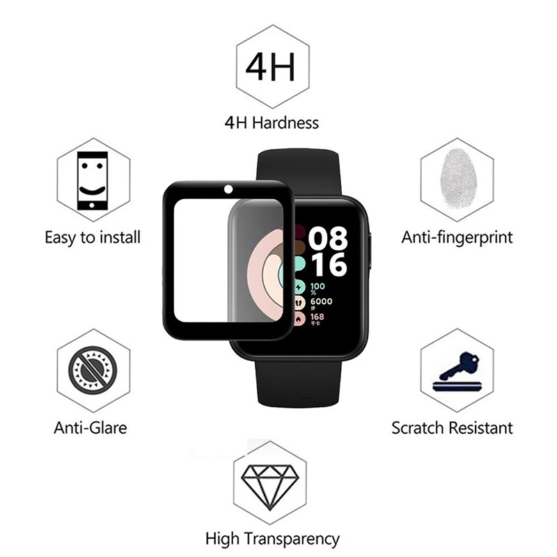 2 Pcs Tempered Glass for Redmi - Smartwatch Redmi Watches avaliação e preço