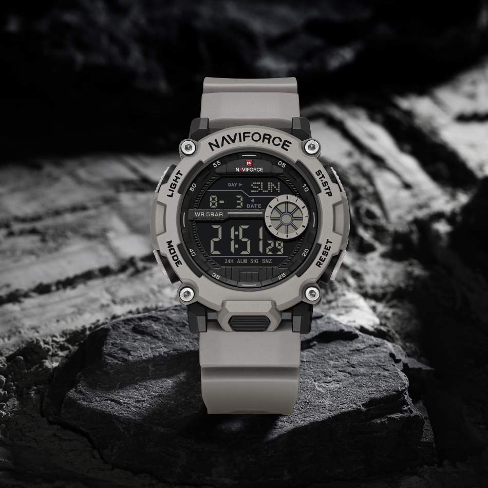 New NAVIFORCE Men's 5ATM Water - Tide Watch Surf avaliação e preço