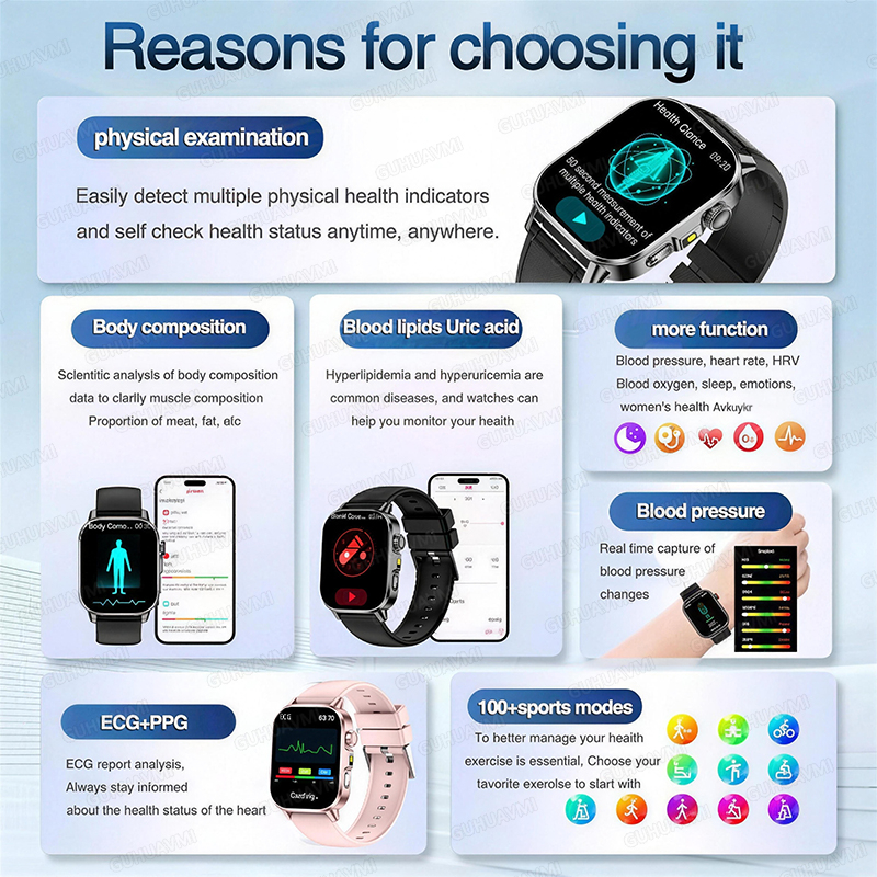 2026 Original Men Health Accur - Smartwatch Professional Watches For Men avaliação e preço