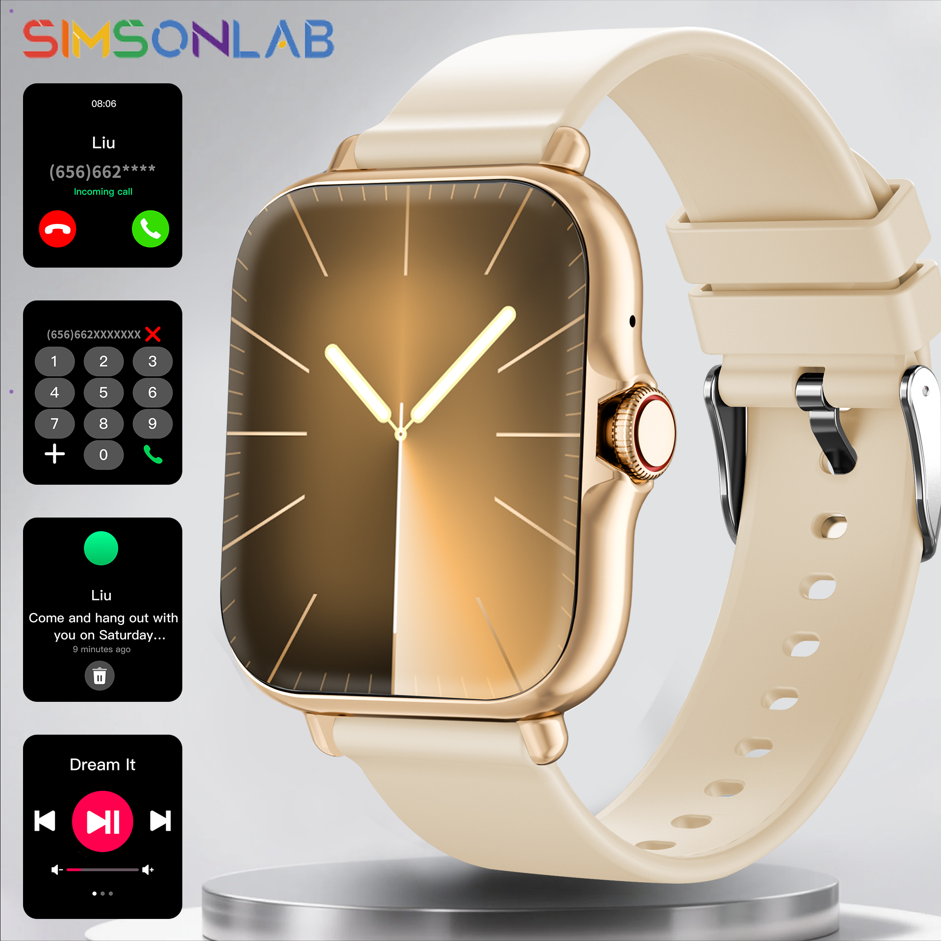 Birthday Gift for Men Women Ne - Smartwatch Watches Birthday Gift For Men avaliação e preço