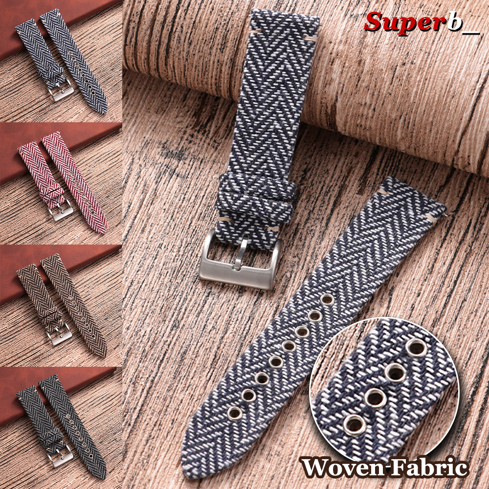 Woven Fabric Bracelet for Omeg - Seiko Watches Smartwatch avaliação e preço