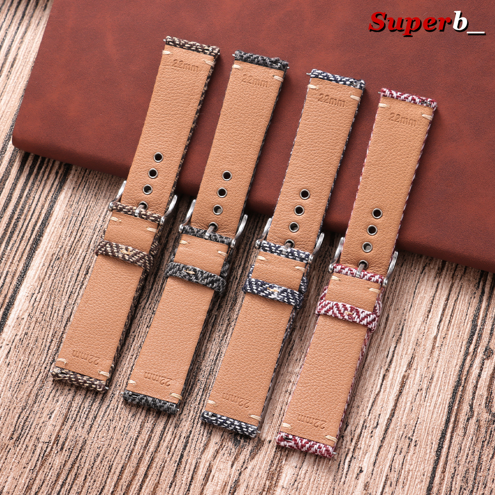 Woven Fabric Bracelet for Omeg - Seiko Watches Smartwatch avaliação e preço