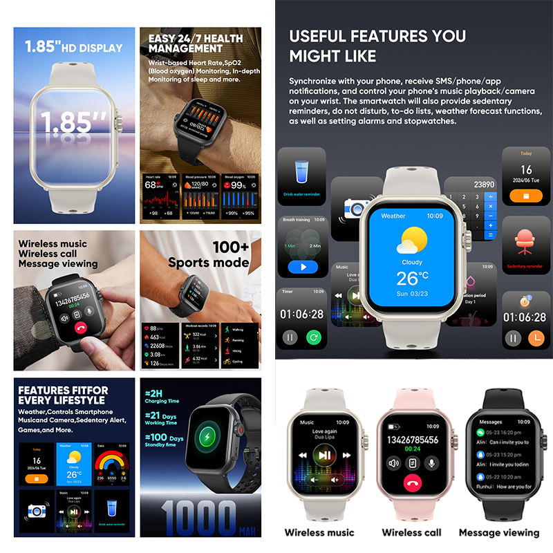 Watch Ultra 2 SE Men Women 100 - Smartwatch Watches For Women With Gps avaliação e preço