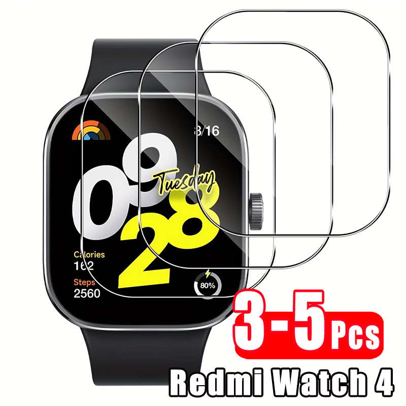 3-5Pcs Premium Tempered Glass  - Smartwatch Redmi Watches avaliação e preço