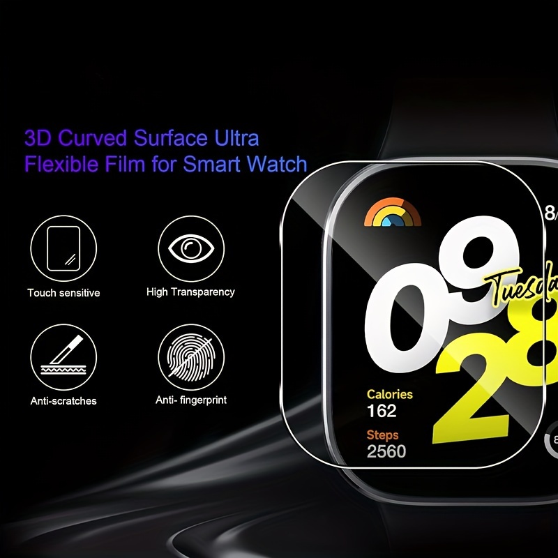 3-5Pcs Premium Tempered Glass  - Smartwatch Redmi Watches avaliação e preço