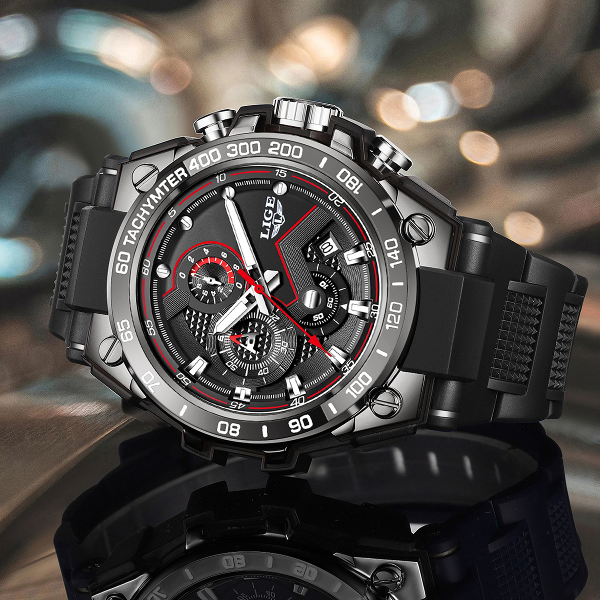 LIGE New Men Watches Fashion Q - Smartwatch New Watches For Men avaliação e preço