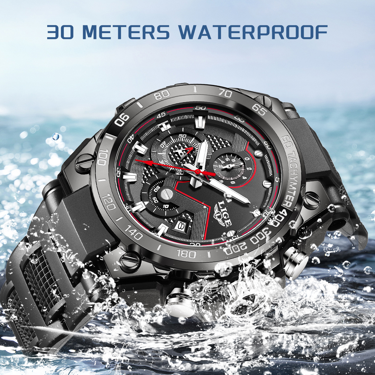 LIGE New Men Watches Fashion Q - Smartwatch New Watches For Men avaliação e preço